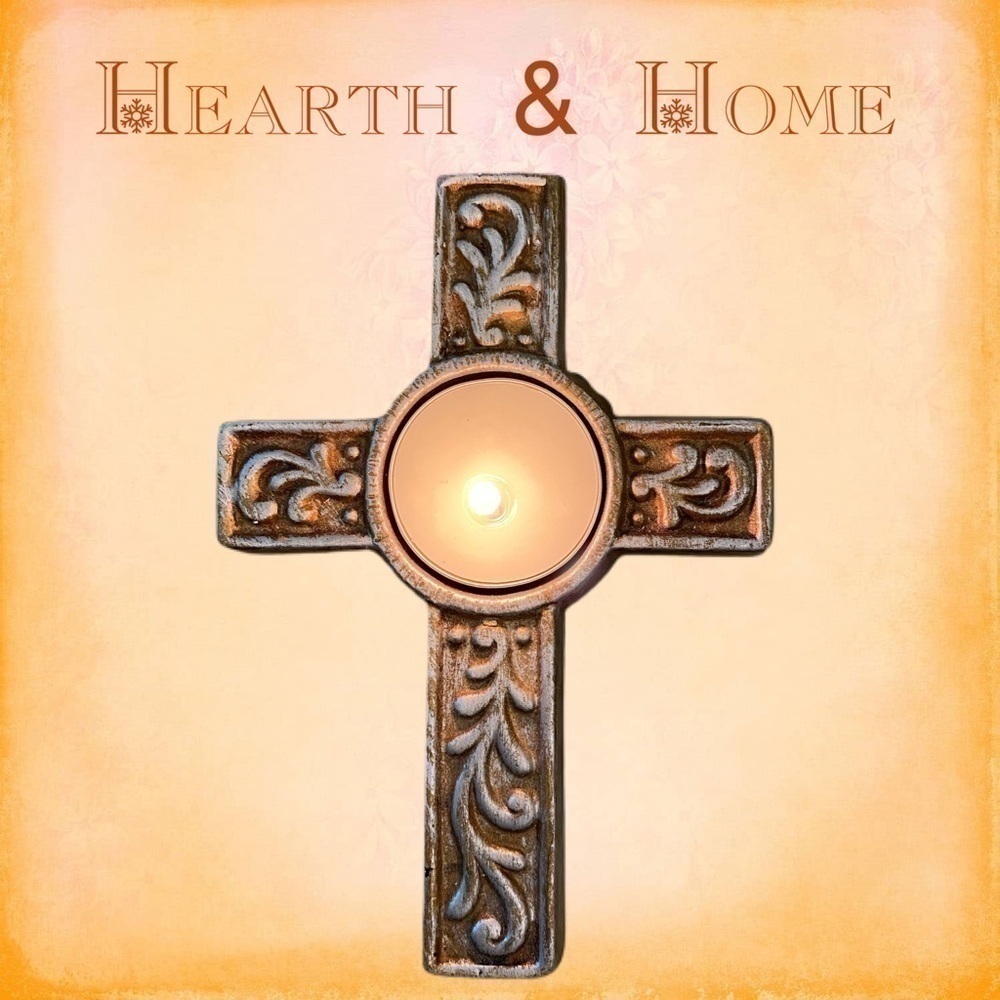 SOLD Cross Votive Holder